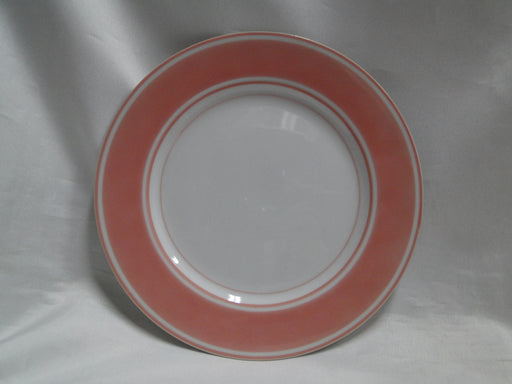Fitz & Floyd Rondelet Peach, Peach Rim: Bread Plate (s), 6 3/8"