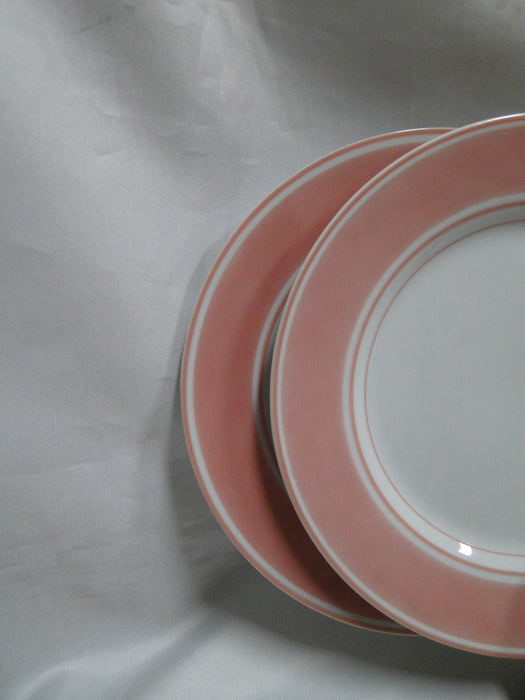 Fitz & Floyd Rondelet Peach, Peach Rim: Bread Plate (s), 6 3/8"