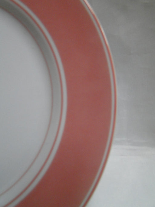 Fitz & Floyd Rondelet Peach, Peach Rim: Dinner Plate (s), 10 1/4"