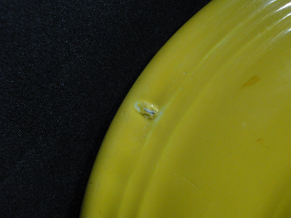 Homer Laughlin Fiesta (Old): Yellow Luncheon Plate, 9 1/2", As Is