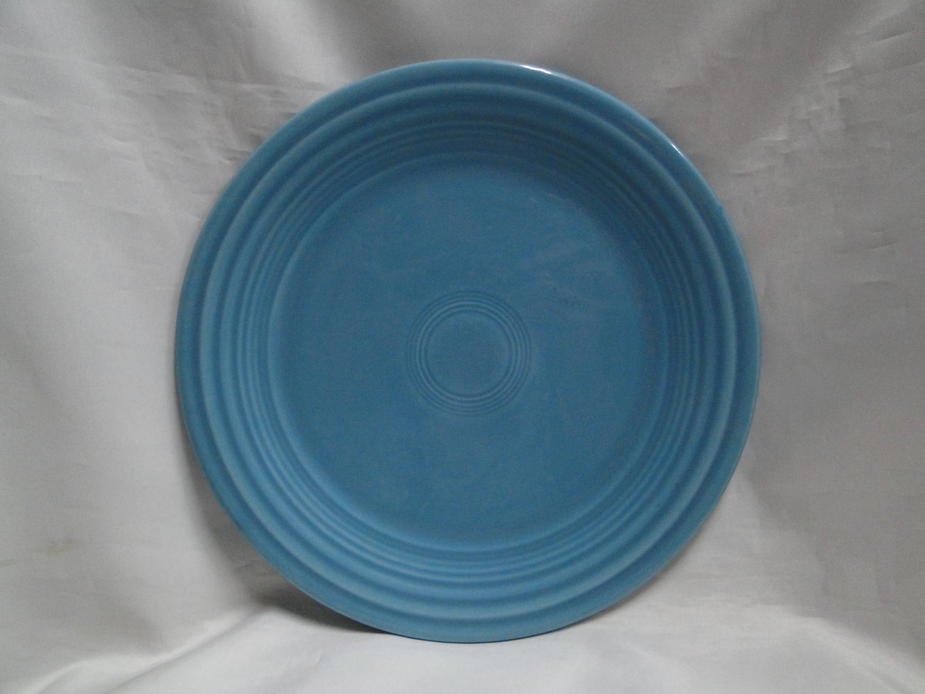 Homer Laughlin Fiesta (Old): Turquoise Luncheon Plate, 9 1/2", Wear