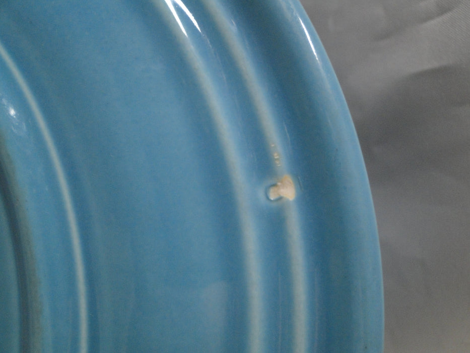 Homer Laughlin Fiesta (Old): Turquoise Luncheon Plate, 9 1/2", Wear