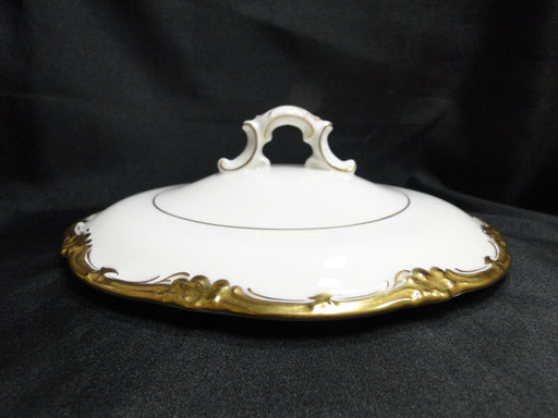 Royal Cauldon Eden, Thick Gold Trim, Scalloped: Lid Only for Serving Bowl