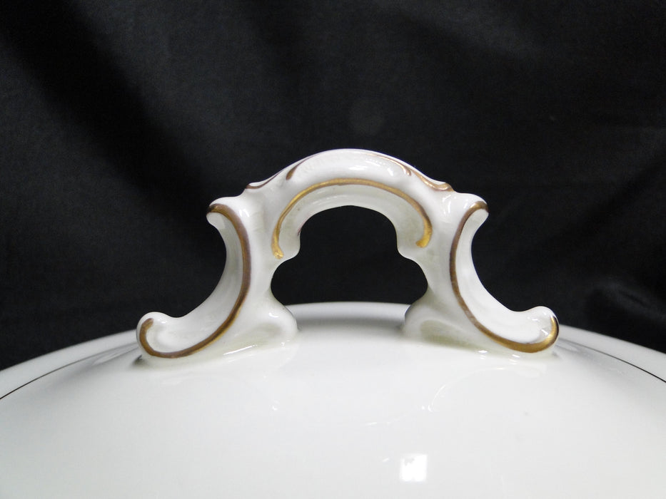 Royal Cauldon Eden, Thick Gold Trim, Scalloped: Lid Only for Serving Bowl