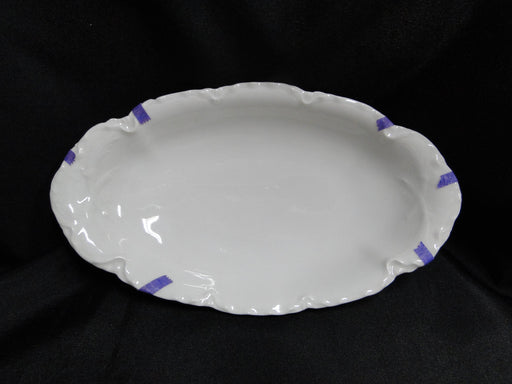 Haviland Ranson, Embossed Edge: Oval Relish Dish, 8 1/2" x 5", As Is