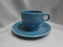 Homer Laughlin Fiesta (Old): Turquoise Cup & Saucer Set (s), 2 3/4"