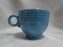 Homer Laughlin Fiesta (Old): Turquoise Cup & Saucer Set (s), 2 3/4"