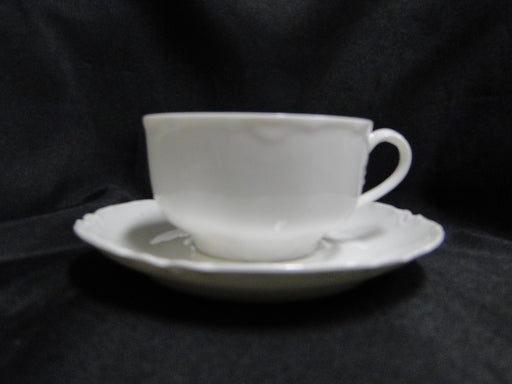 Haviland Ranson, Embossed Edge: Cup & Saucer Set (s), 2" Tall