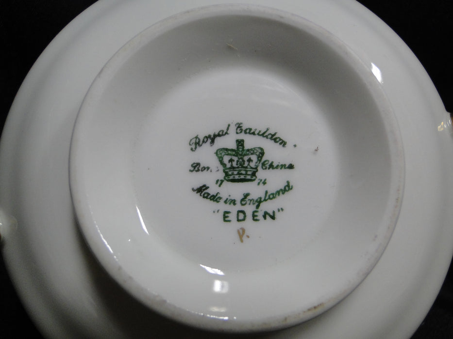 Royal Cauldon Eden, Thick Gold Trim, Scalloped: Cream Soup & Saucer Set (s)