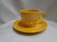Homer Laughlin Fiesta (Old): Yellow Cup & Saucer Set (s), 2 3/4"