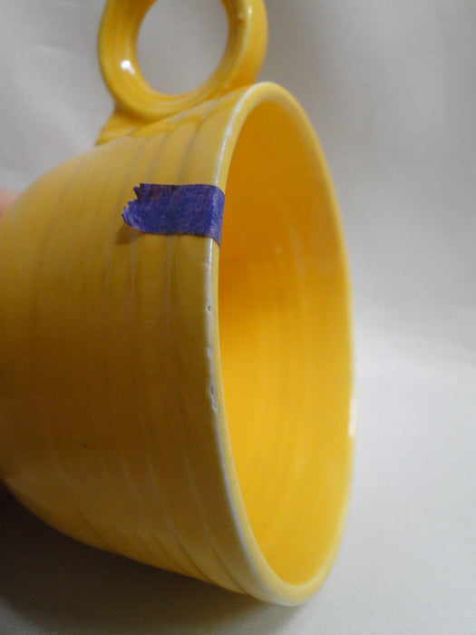 Homer Laughlin Fiesta (Old): Yellow 2 3/4" Cup Only, No Saucer, As Is