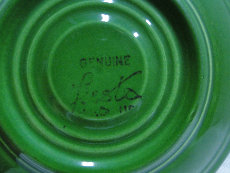 Homer Laughlin Fiesta (Old): Forest Green Cup & Saucer Set (s), 2 3/4", Wear