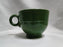 Homer Laughlin Fiesta (Old): Forest Green Cup & Saucer Set (s), 2 3/4", Wear