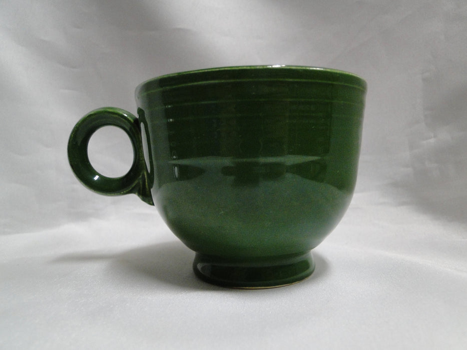 Homer Laughlin Fiesta (Old): Forest Green Cup & Saucer Set (s), 2 3/4", Wear