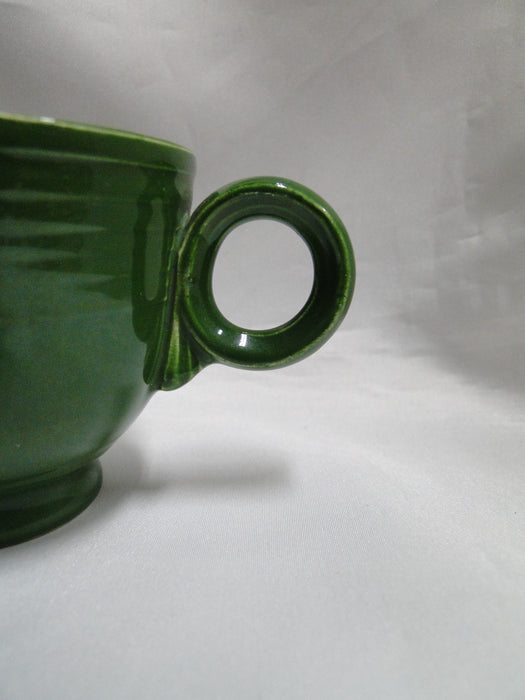 Homer Laughlin Fiesta (Old): Forest Green Cup & Saucer Set (s), 2 3/4", Wear