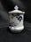 Blue Onion Pattern, No Mark: Spice Jar w/ Lid, 4 1/8" Tall