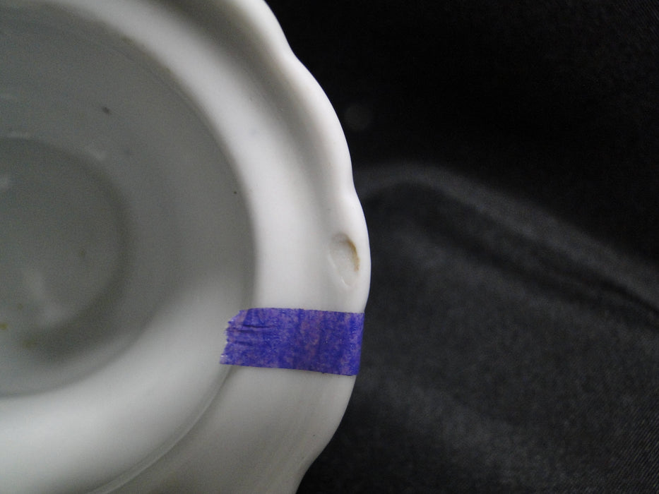 Blue Onion Pattern, No Mark: Spice Jar w/ Lid, 4 1/8" Tall