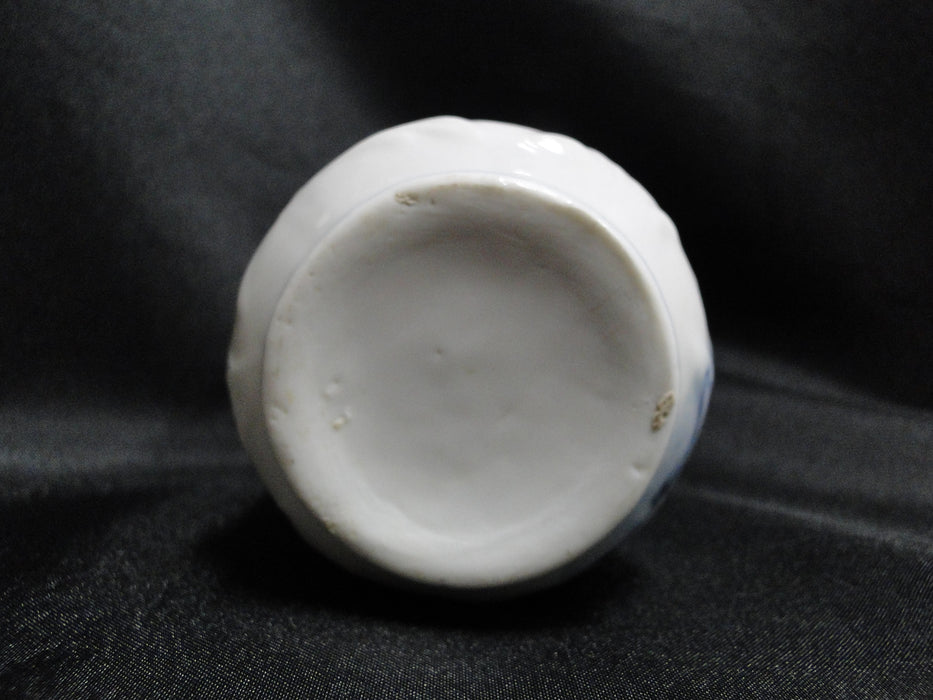 Blue Onion Pattern, No Mark: Spice Jar w/ Lid, 4 1/8" Tall