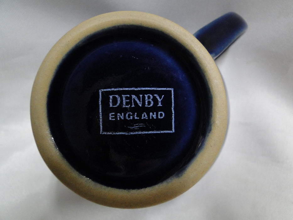 Denby-Langley Baroque, Cobalt Band w/ Flowers: Cup & Saucer Set (s), 3"