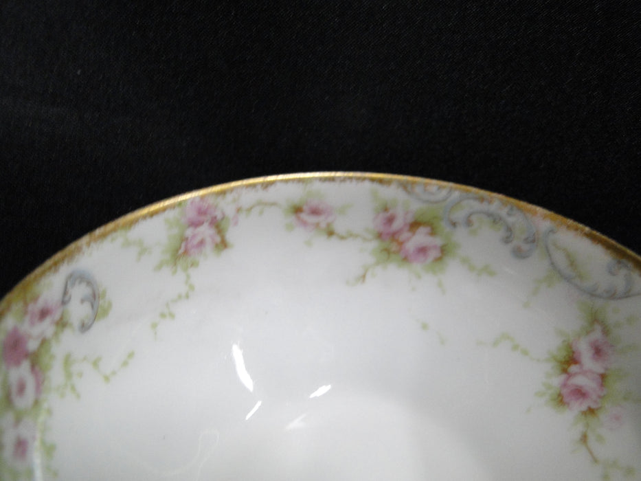 Haviland (Limoges) Schleiger 340, Double Gold Edge: 1 5/8" Bouillon Bowl, As Is