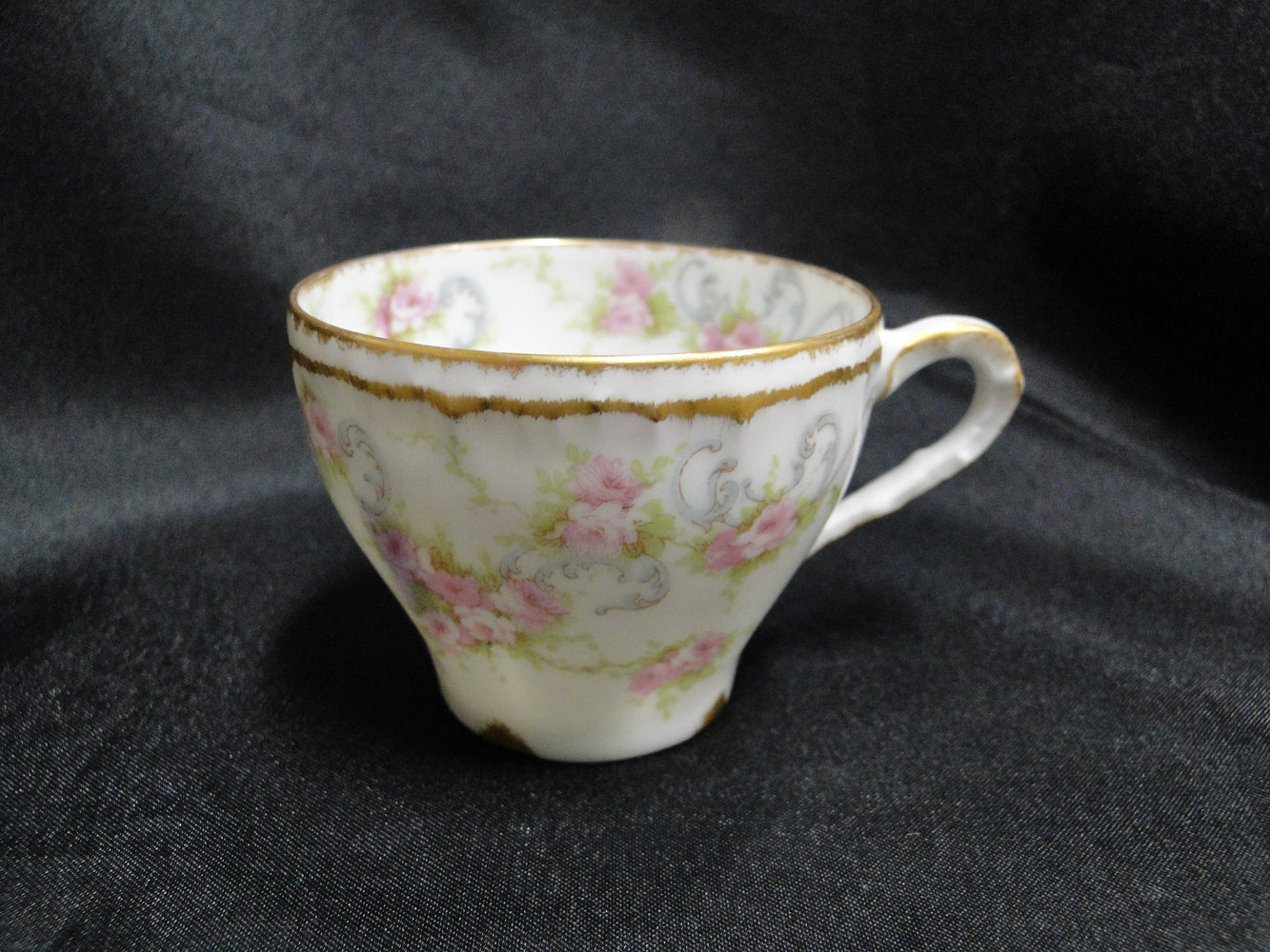 Haviland (Limoges) Schleiger 340, Double Gold Edge: 2" Demitasse Cup Only, As Is