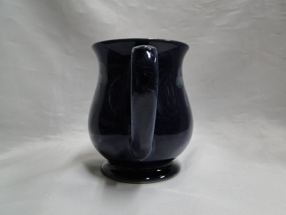 Denby-Langley Baroque, Cobalt Blue w/ Flowers: Craftsmen Mug (s), 4 1/4"