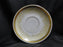 Royal Bayreuth Chantilly, Greek Key, Tan Design: 5 3/4" Saucer (s) Only, No Cup