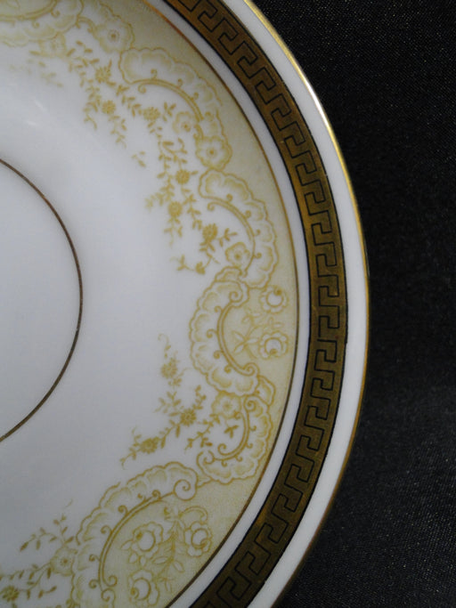 Royal Bayreuth Chantilly, Greek Key, Tan Design: 5 3/4" Saucer (s) Only, No Cup