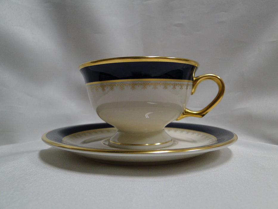 Pickard Washington, Cobalt Blue Band: Cup & Saucer Set (s), 2 1/2"
