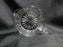 Clear w/ Gray Cut Flowers: Open Sugar Bowl & Creamer Set --  MG#163