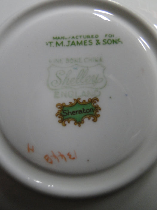 Shelley Sheraton Green, Scalloped: 5 5/8" Saucer Only, No Cup