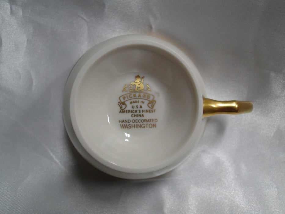 Pickard Washington, Cobalt Blue Band: Cup & Saucer Set (s), 2 1/2"