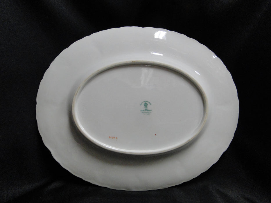Royal Crown Derby Vine, Florals: Oval Serving Platter, 11 3/4" x 9 1/2"