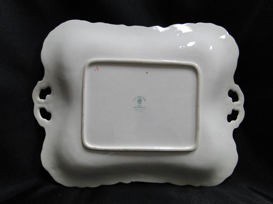 Royal Crown Derby Vine, Florals: Tray w/ Handles, 11 1/4", Med Discoloration