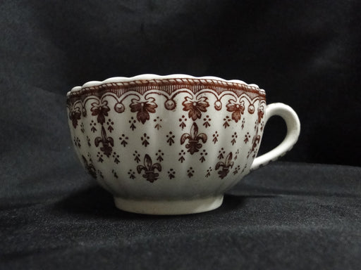 Spode Fleur de Lis / Lys Brown: 2" Cup (s) Only, Crazing