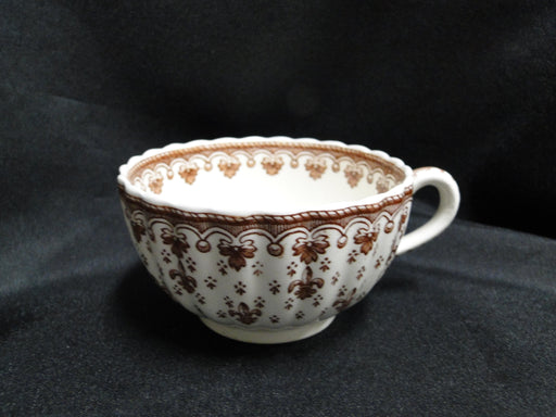 Spode Fleur de Lis / Lys Brown: 2" Cup (s) Only, Crazing