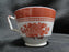 Spode Fitzhugh Red, Flowers: Cup & Saucer Set, 2 5/8", London Shape
