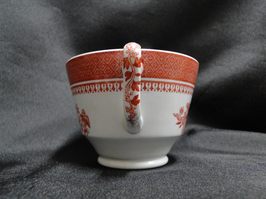 Spode Fitzhugh Red, Flowers: Cup & Saucer Set, 2 5/8", London Shape