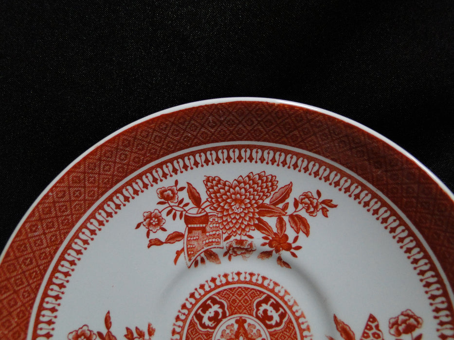 Spode Fitzhugh Red, Flowers: Cup & Saucer Set, 2 5/8", London Shape