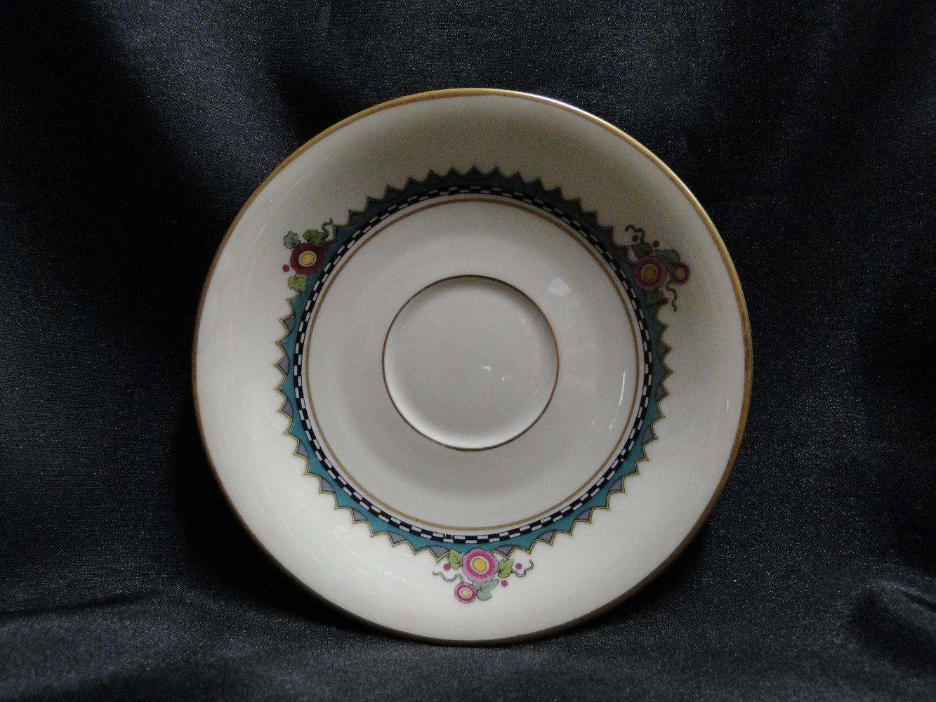 Rosenthal Troubadour 2536, Bird, Floral, Cream: 4 3/4" Demitasse Saucer (s)