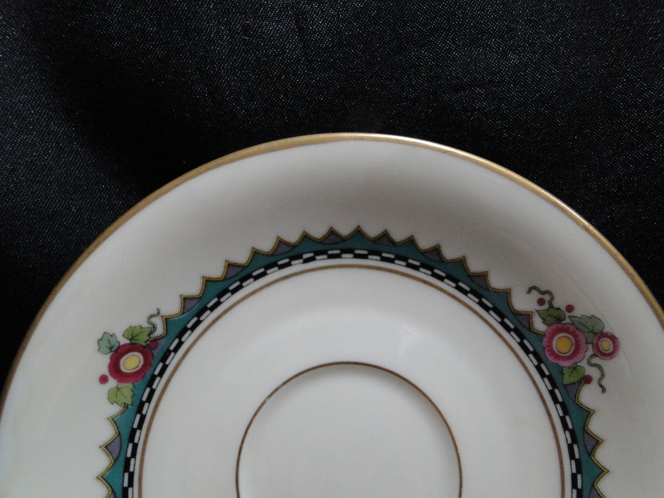 Rosenthal Troubadour 2536, Bird, Floral, Cream: 4 3/4" Demitasse Saucer (s)