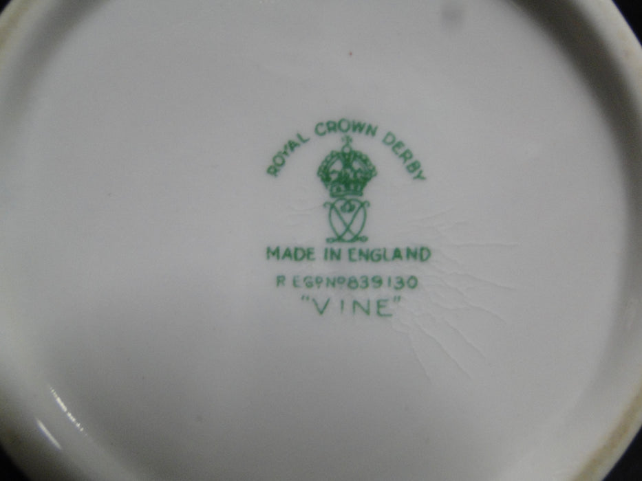 Royal Crown Derby Vine, Florals: Sugar Bowl, 3" Tall, No Lid