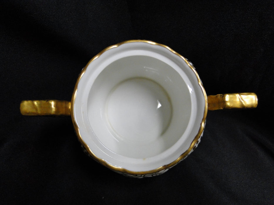 Royal Crown Derby Vine, Florals: Sugar Bowl, 3" Tall, No Lid