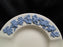 Wedgwood Queensware Lavender / Blue on Cream, Plain: 2 Slot Ashtray, 3 3/4"