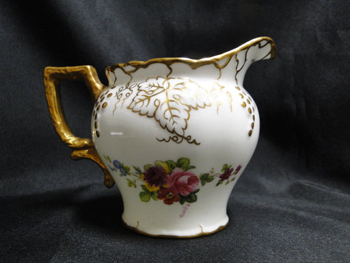 Royal Crown Derby Vine, Florals: Creamer / Cream Pitcher, 3 3/4", Garnett