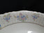 Syracuse Forget Me Not, Pink & Blue Floral, Gold: Serving Bowl, 10 3/4", As Is