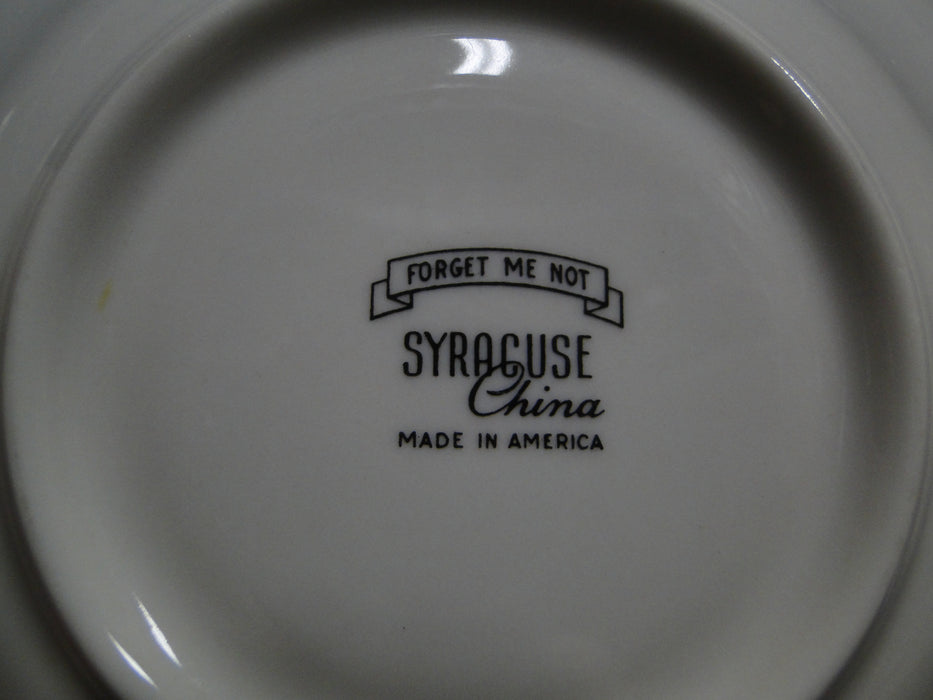 Syracuse Forget Me Not, Pink & Blue Floral, Gold: 5 3/4" Saucer Only, As Is