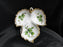 Kelvin Fine China: Three Part Divided Relish Dish Shaped Like a Leaf, 7 1/4"