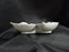 Kelvin Fine China: Three Part Divided Relish Dish Shaped Like a Leaf, 7 1/4"