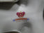 Kelvin Fine China: Three Part Divided Relish Dish Shaped Like a Leaf, 7 1/4"